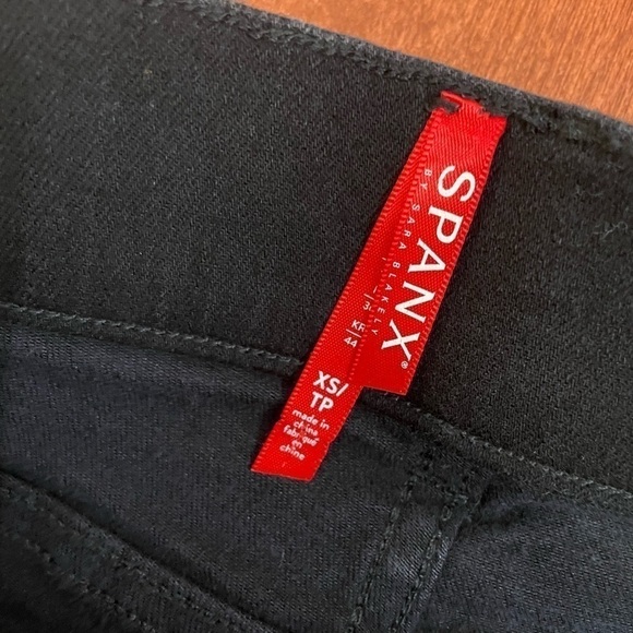 SPANX 20278R Ankle Jeans Leggings XS Jegging Clean Black Pull On Stretch Shaping - Picture 11 of 12